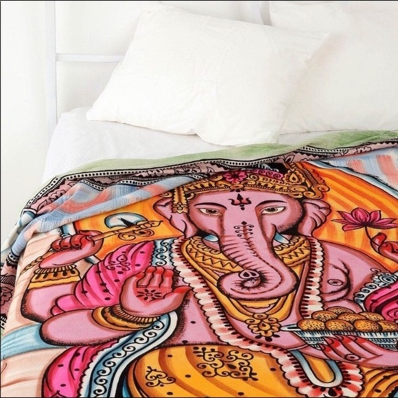 Urban Outfitters Lord Ganesha Fringe X-Large Tapestry - Picture 2 of 8